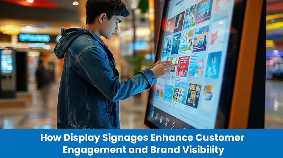How Display Signages Enhance Customer Engagement and Brand Visibility